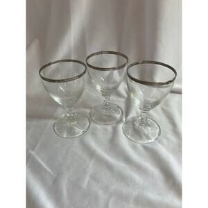 Drinking Glasses 3 piece Dinner Formal Replacement Wedding